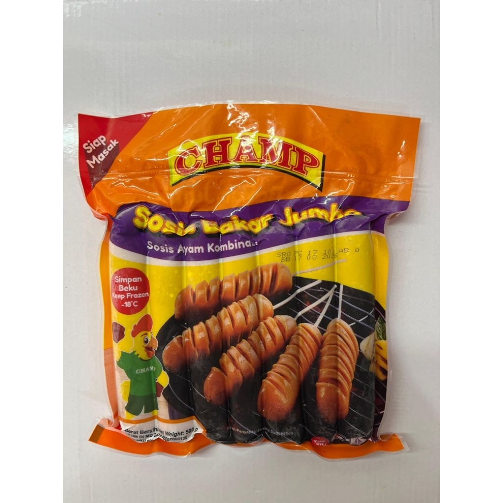 

Sosis Bakar Champ Jumbo 500gr