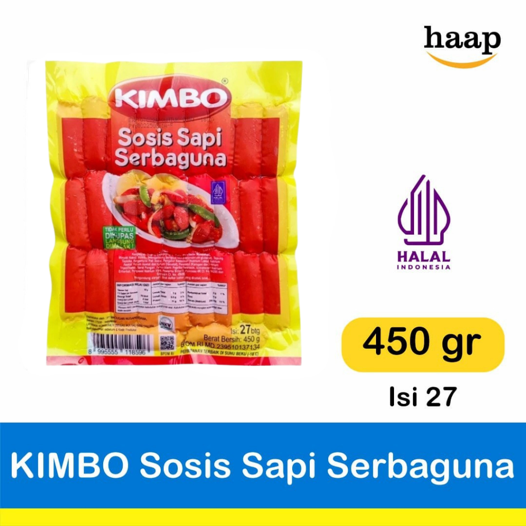 

Kimbo Sosis Sapi Serbaguna Mini Cocktail 450gr