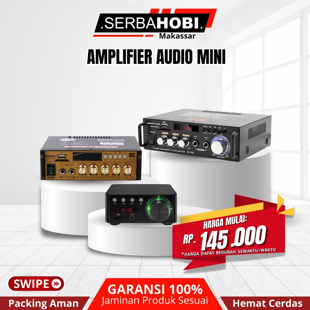 Audio Amplifier / Amplifier Mp3 / Amplifier Bluetooth / Amplifier Karaoke