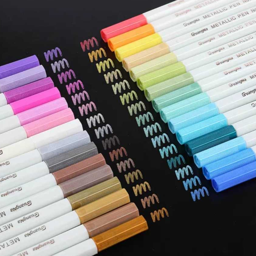 

[TOYOU SHOP M10] PENA DIY METALLIC PEN FULL SET | SPIDOL DIY | ALAT TULIS | PENA WARNA-WARNI