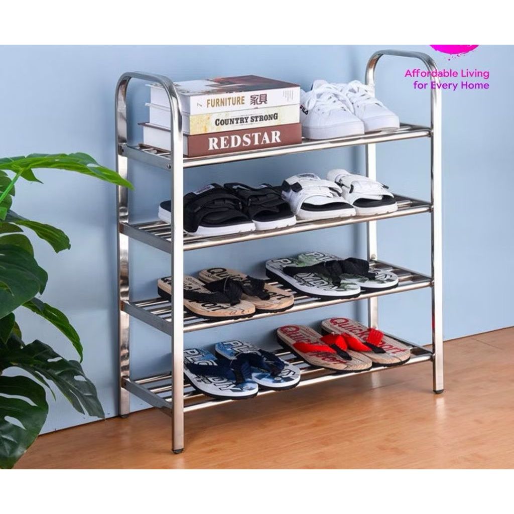 rak sepatu stainless rak plastik rak susun serbaguna rak plastik susun rak susun plastik besi
