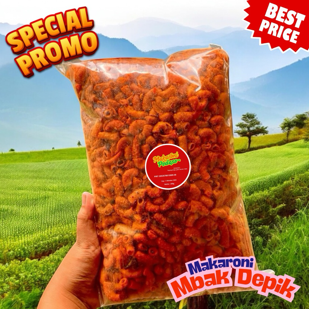 

Snack Makaroni Pedas ¼ Kg – Jajanan Hits Surabaya