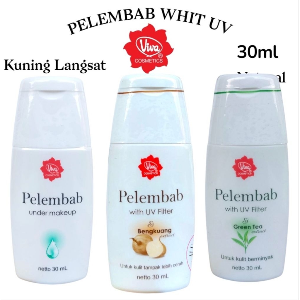 Viva Pelembab Bengkuang 30ml - Pelembab Wajah Alas Bedak