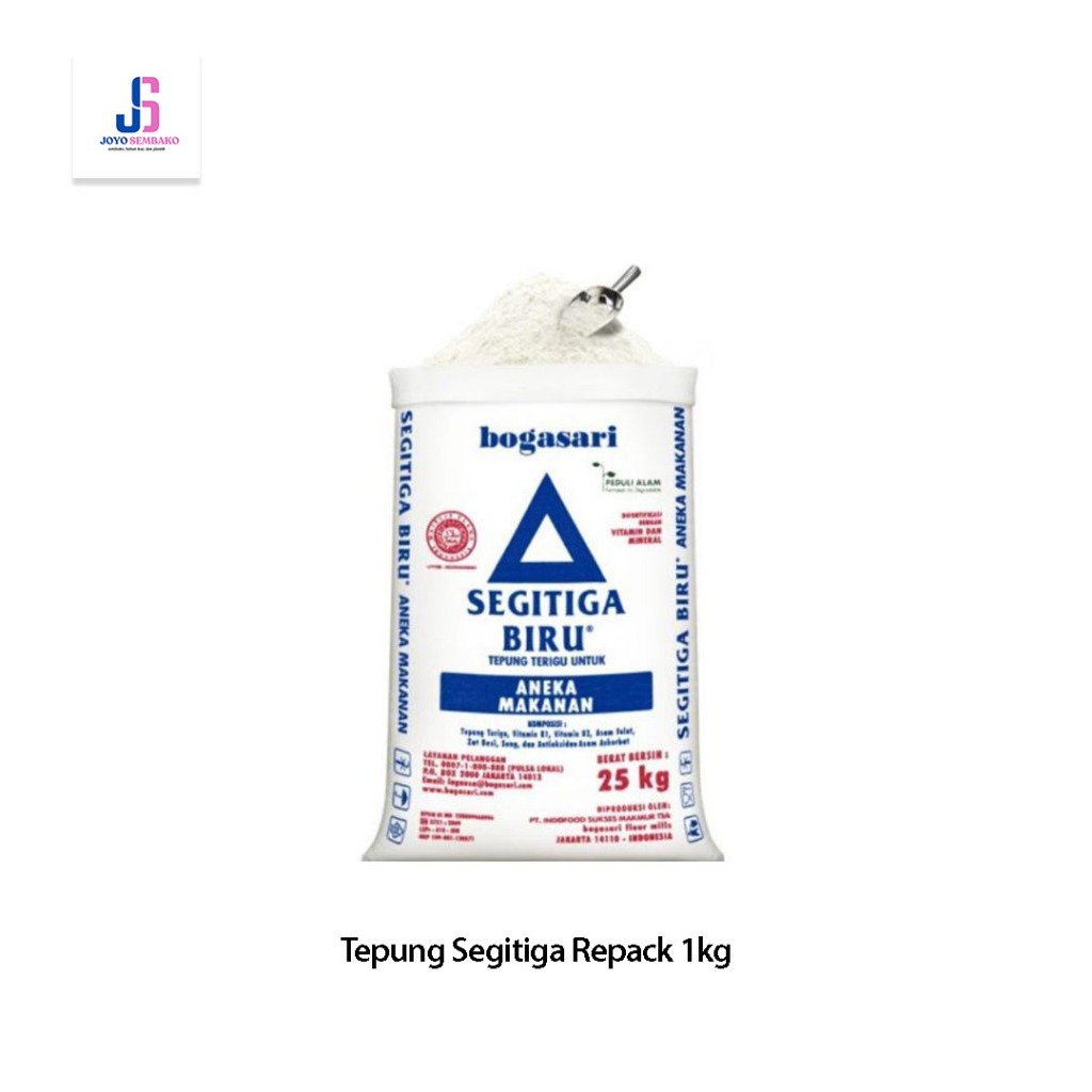 

TEPUNG TERIGU SEGITIGA BIRU – REPACK 1KG