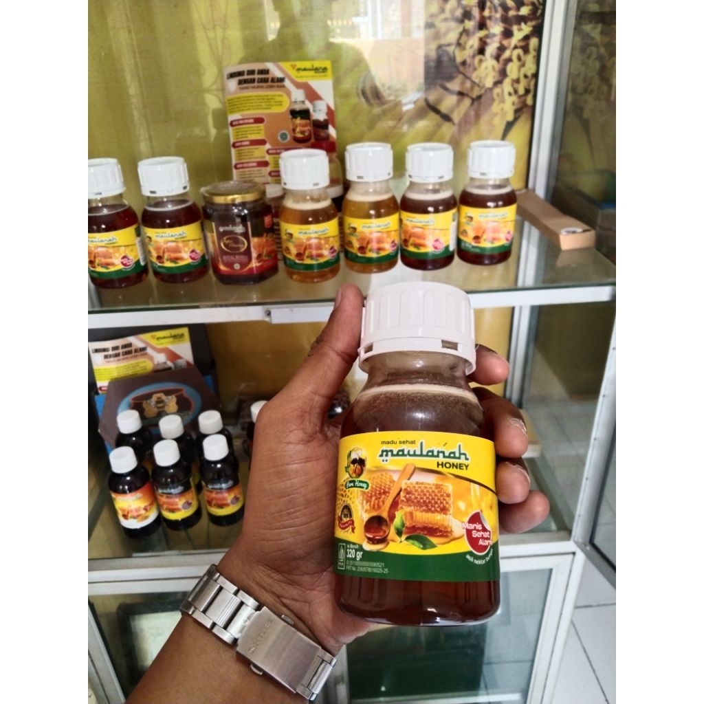 

MADU MURNI / MADU ASLI - MADU FLORIS - MAULANAH HONEY 320 GRAM - BOTOL PLASTIK