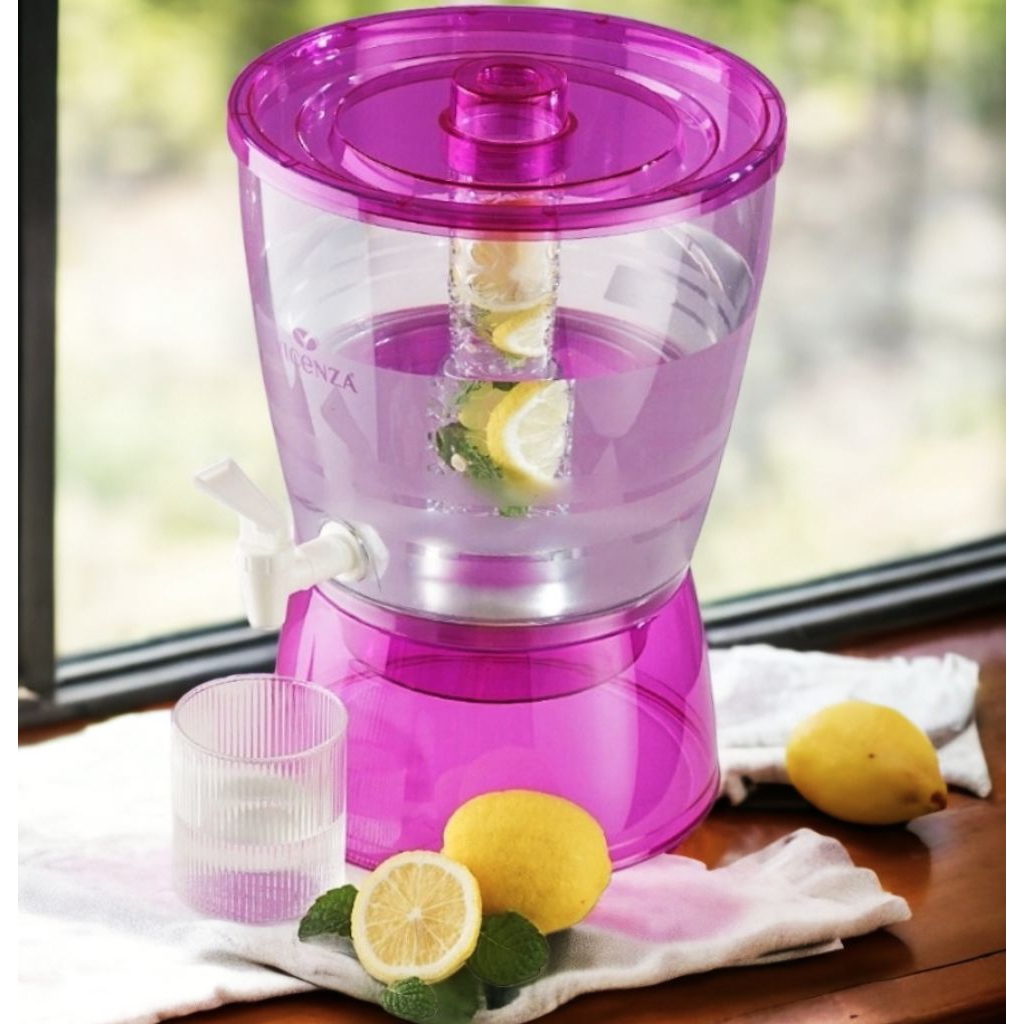 Dispenser VICENZA VGC331HM, Dispenser Air Infuse water Jar Vicenza warna UNGU, daya tampung sebesar 