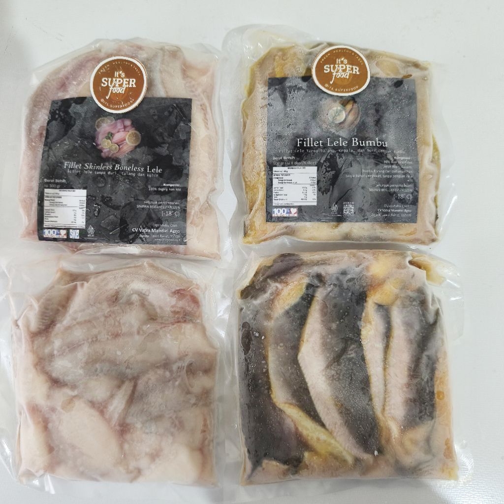 

Fillet Lele Original Tanpa Bumbu & Bumbu Kuning - Lele yang Tersertifikasi & Pemeliharaannya Bebas Antibiotik | No MSG | Tanpa Penyedap | Tanpa Pengawet | Dengan Rempah Alami | Ikan Lele Frozen | Makanan anak | Mpasi | It's Superfood | Superfood Store