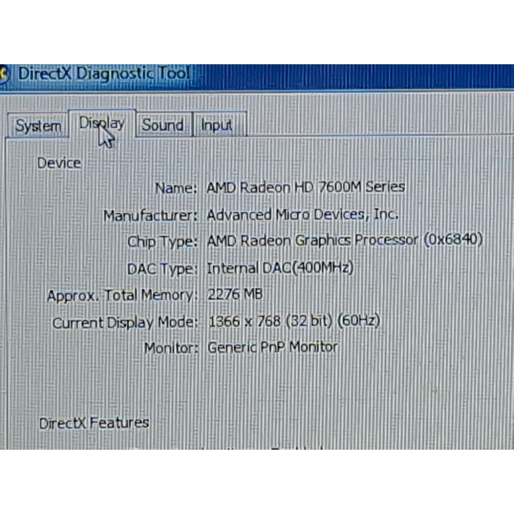 motherboard toshiba l840 cpu core i5-3230m vga radeon hd 7600m kondisi normal tested