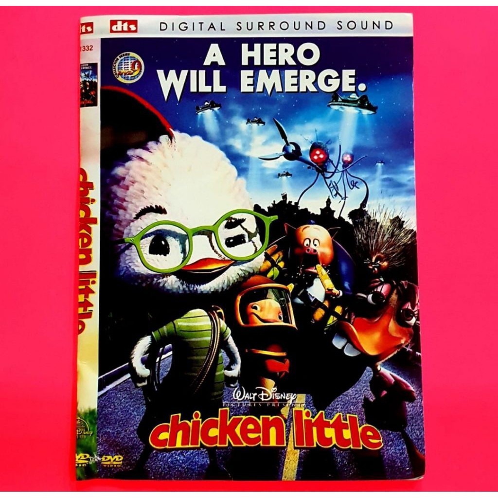 KASET DVD FILMM CHICKEN LITTLE - KASET DVD ANIMASI ANAK-ANAK - KASET DVD KELUARGA
