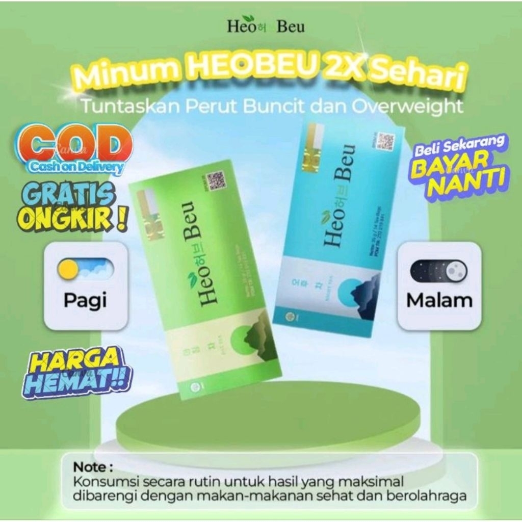 

TERLARIS SATU PAKET HEO BEU SLIMMING TEA | MINUMAN TEH PELANGSING BPOM ORIGINAL PELANGSING BADAN HEO BEU SLIMMING TEA | TEH HEOBEU KOREA | ORIGINAL HEO BEO SLIMING TEA BPOM ORIGINAL 100%