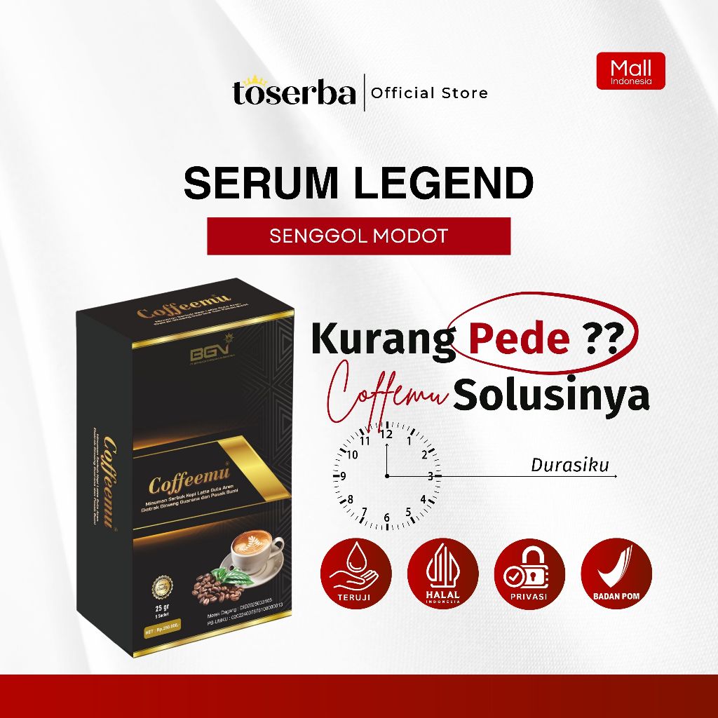 

Kopi instan coffemu 1 box isi 5 sachet minuman serbuk kopi gula aren krimer ekstrak ginseng coffeeku