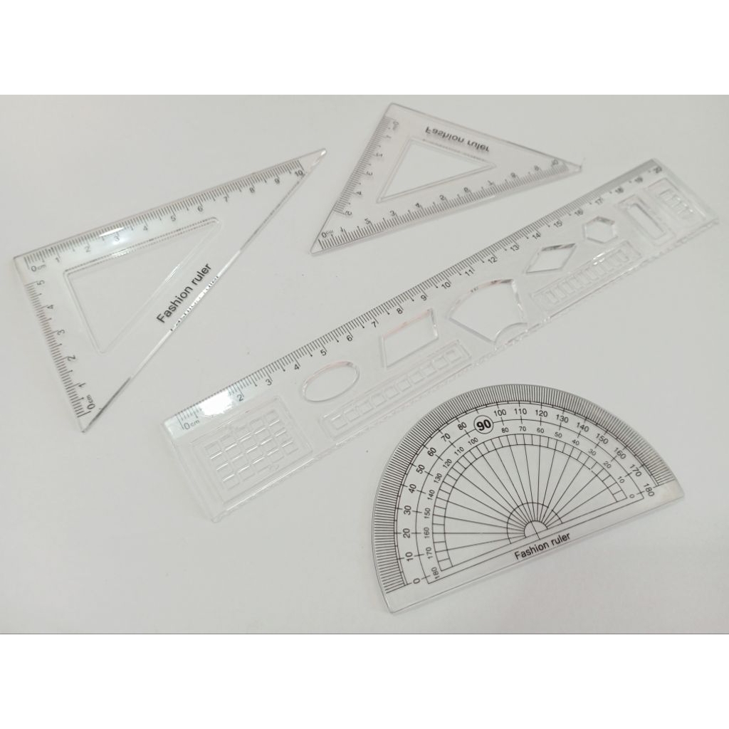 

Penggaris Set Isi 4, Ruller Set, Fashion Ruller