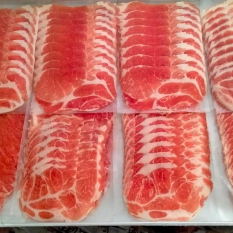 

Pork collar shabu cut highest brand of spain SELECTA Chestnuts@250 gram