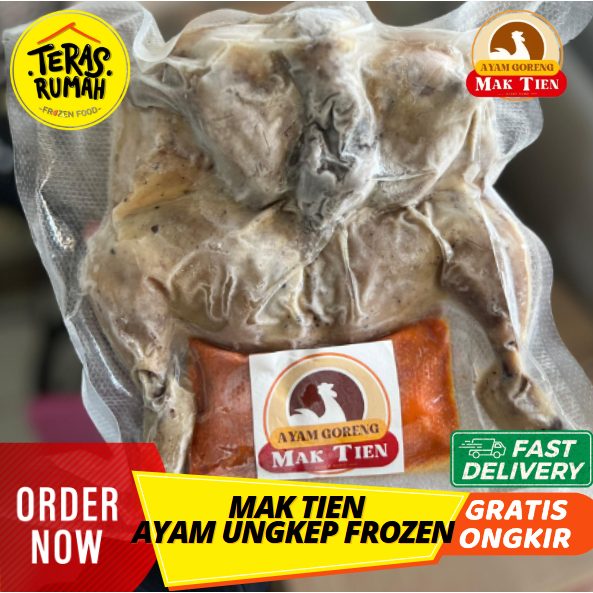

MAK TIEN - AYAM KAMPUNG UNGKEP FROZEN 1 EKOR SUDAH INCLUDE SAMBAL