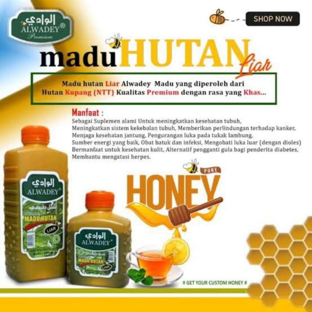 Madu Hutan ALWADEY Super dan Liar