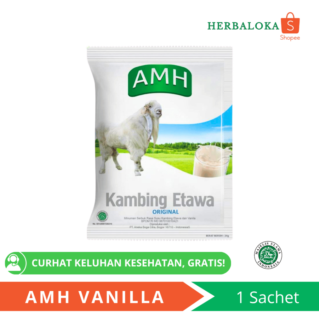 

Susu Kambing Etawa rasa VANILLA AMH Sachet