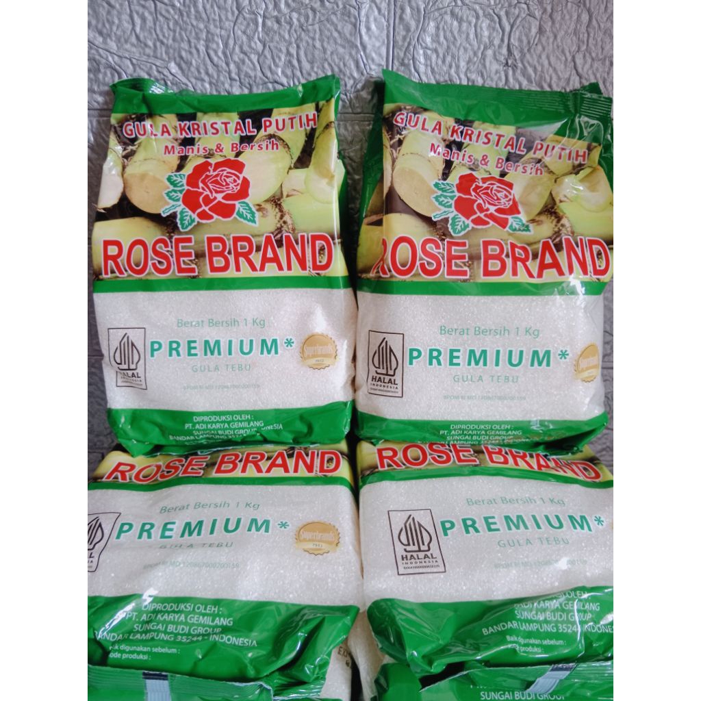 

Gula Rosebrand kuning / hijau 1 kg 1 pcs