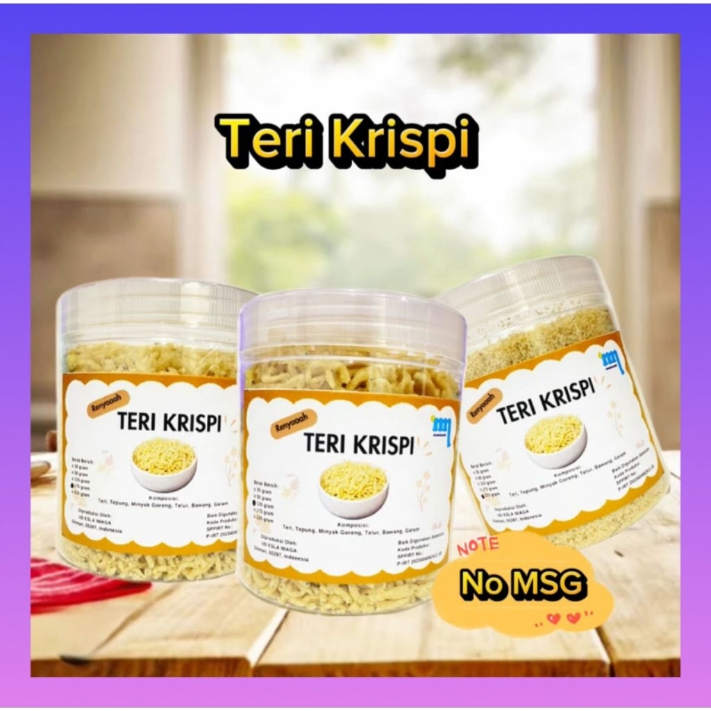 

TERI CRISPY SUPER NON MSG / TERI CRISPY MPASI BAYI