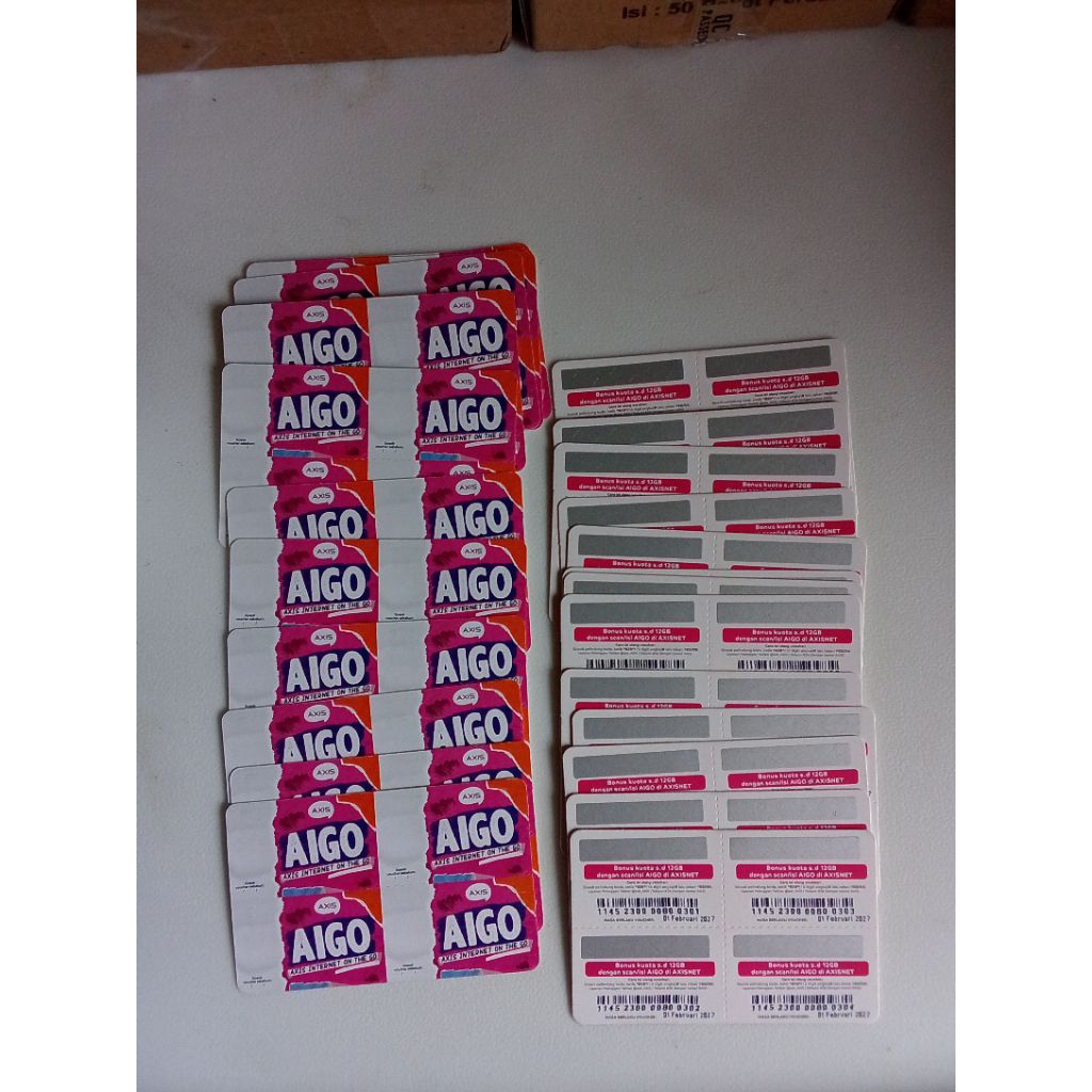 VOUCHER AXIS KOSONGAN