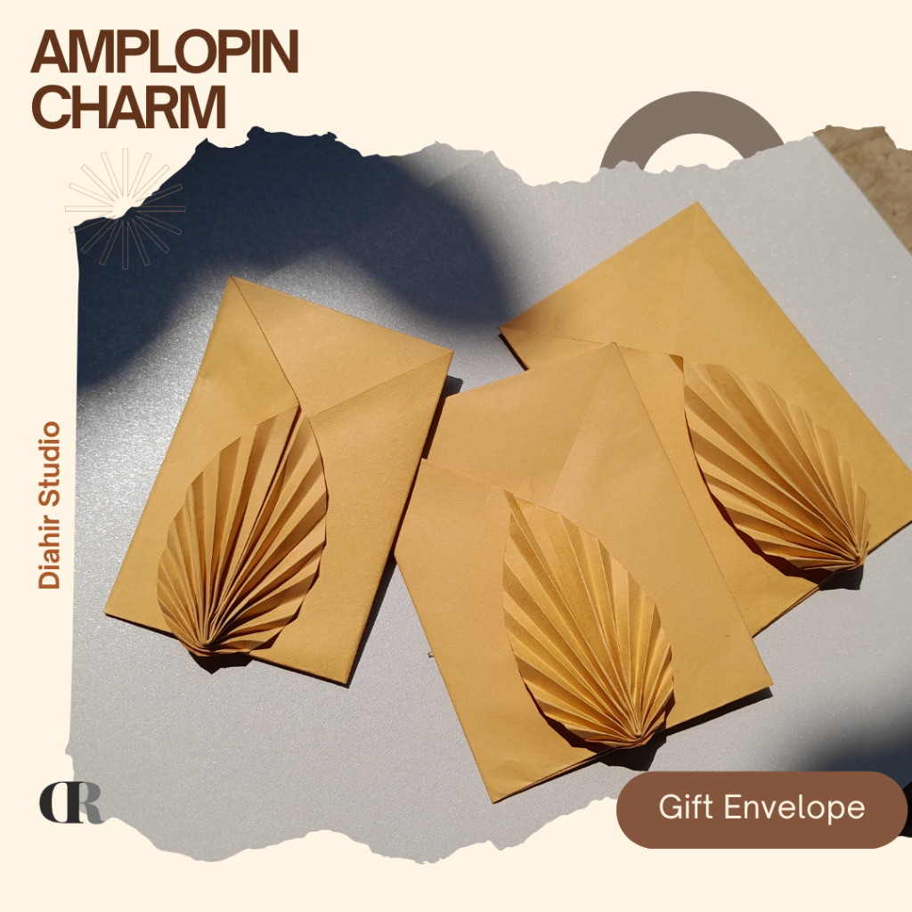

Amplopin Charm - Amplop Angpau Handmade Unik dan Vintage dari Kertas Samson Kraft Cream 80 gsm