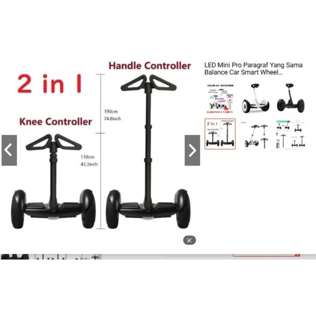 Ready Semua Warna  Mini Robot / Xway / Ninebot / Hoverboard / Segway / Smart Balancing Scooter