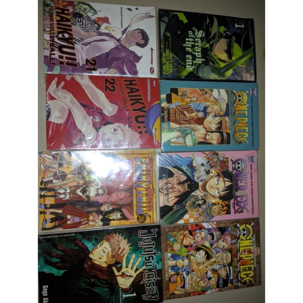 KOMIK ONEPIECE HAIKYUU JUJUTSU KAISEN