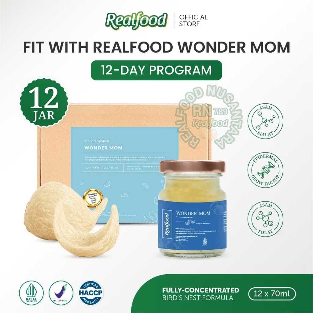 

Realfood Wonder Mom 6 Botol & 12 Botol Diskon Harga ( Minuman Sarang Burung Walet ) RN789