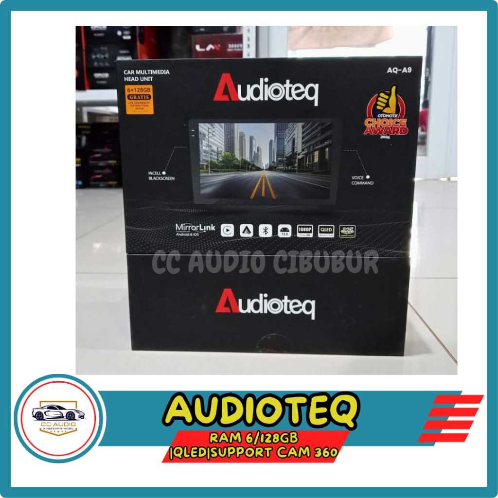 Head Unit Audioteq RAM 6/128GB Android 9& 10 Inch