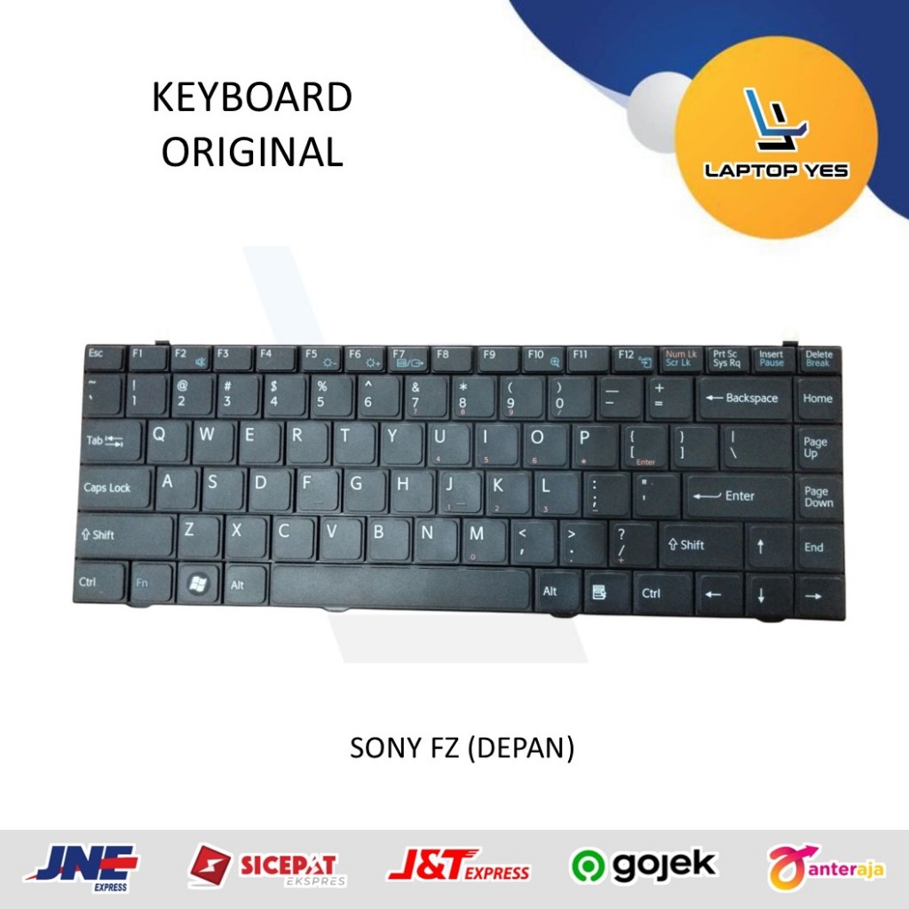Keyboard Sony VAIO VGN-FZ17G FZ17L FZ18 FZ18G FZ18ME FZ18S FZ18T FZ19L FZ25G FZ25S Original