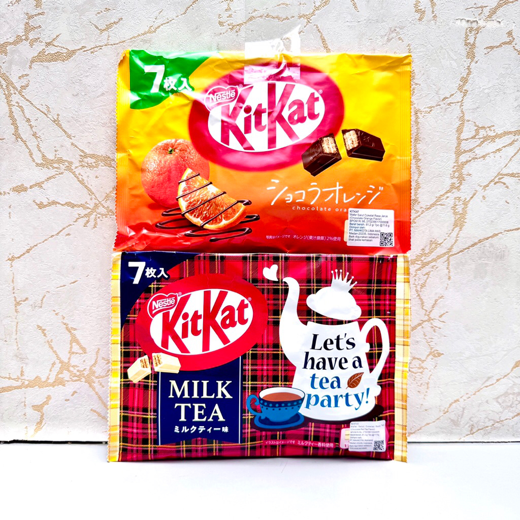 

Kitkat Japan Limited Edition Wafer Milk Tea Orange Jepang
