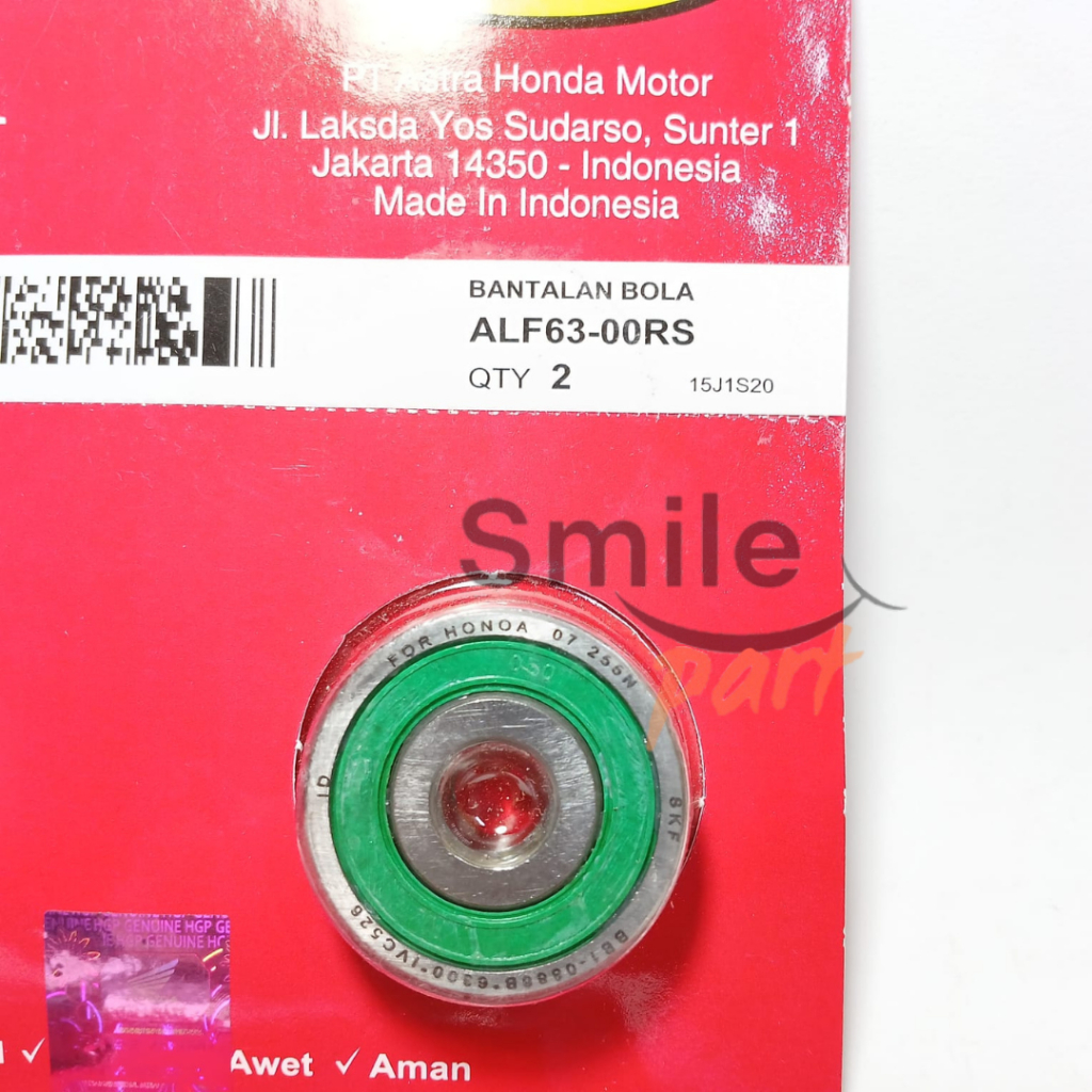 Grosir 12 Pcs Bearing Lahar Laher Honda Bantalan Bola 6300 RS Roda Depan Revo Supra Mio Kelahar Ball