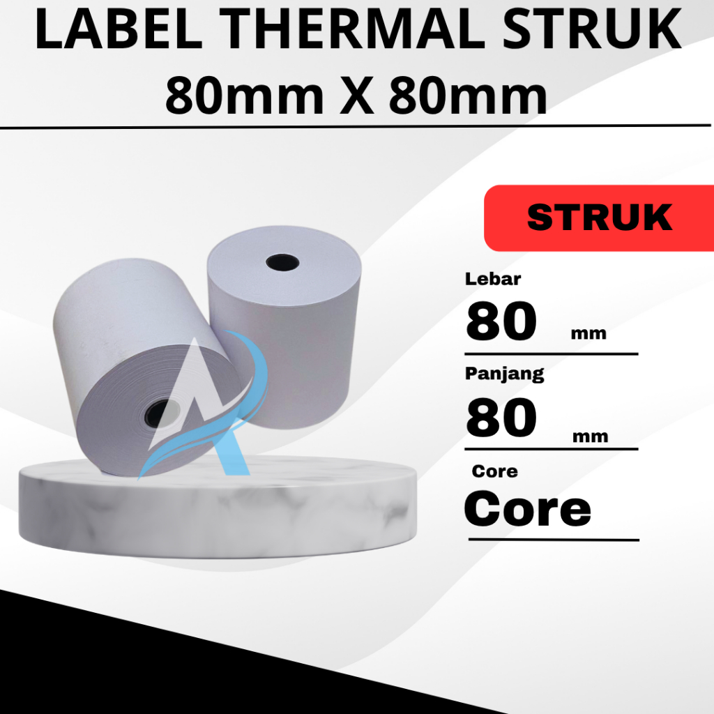 

KERTAS STRUK KASIR, PAPER STRUK KASIR CONTINOUS 80 X 80 TELSTRUK / TELSTRUK HVS 1 PLY 80 X 80 MM