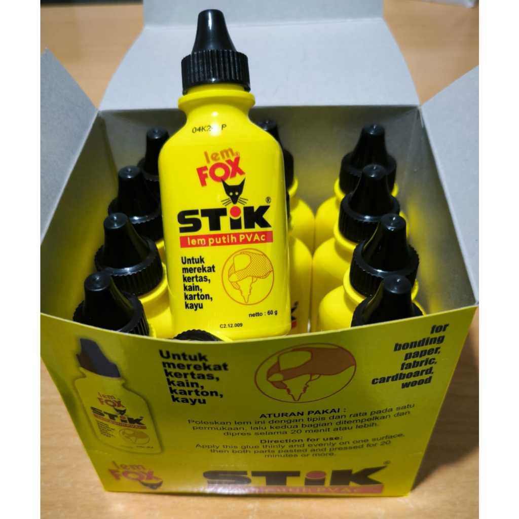 

Lem Fox Glue Stik Putih / Lem Fox 60 gr