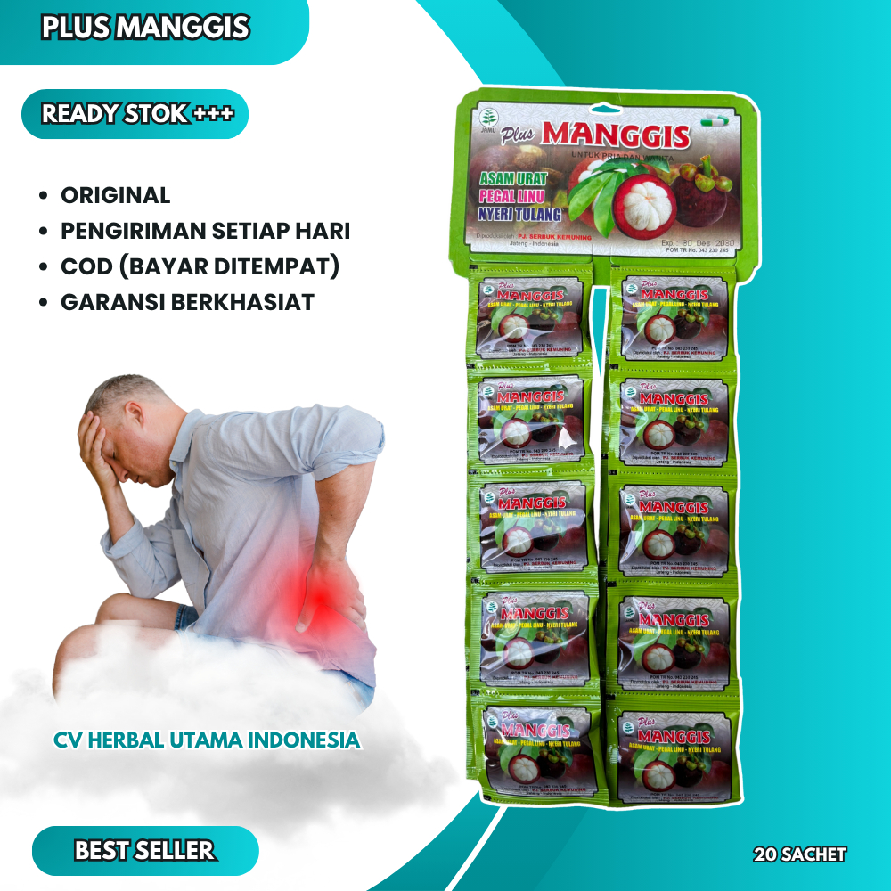

Kapsul Plus Manggis Asam Urat Original 100% Asli