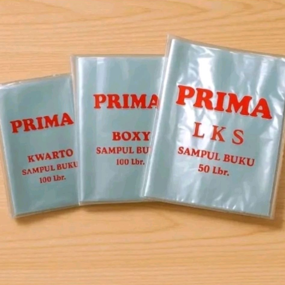 

Sampul Plastik Buku Tulis PRIMA/Sampul Buku Tulis/Sampul LKS 50 Lbr/Sampul BOXY 100 Lbr/Sampul KWARTO 100 Lbr/Sampul FOLIO 50 Lbr