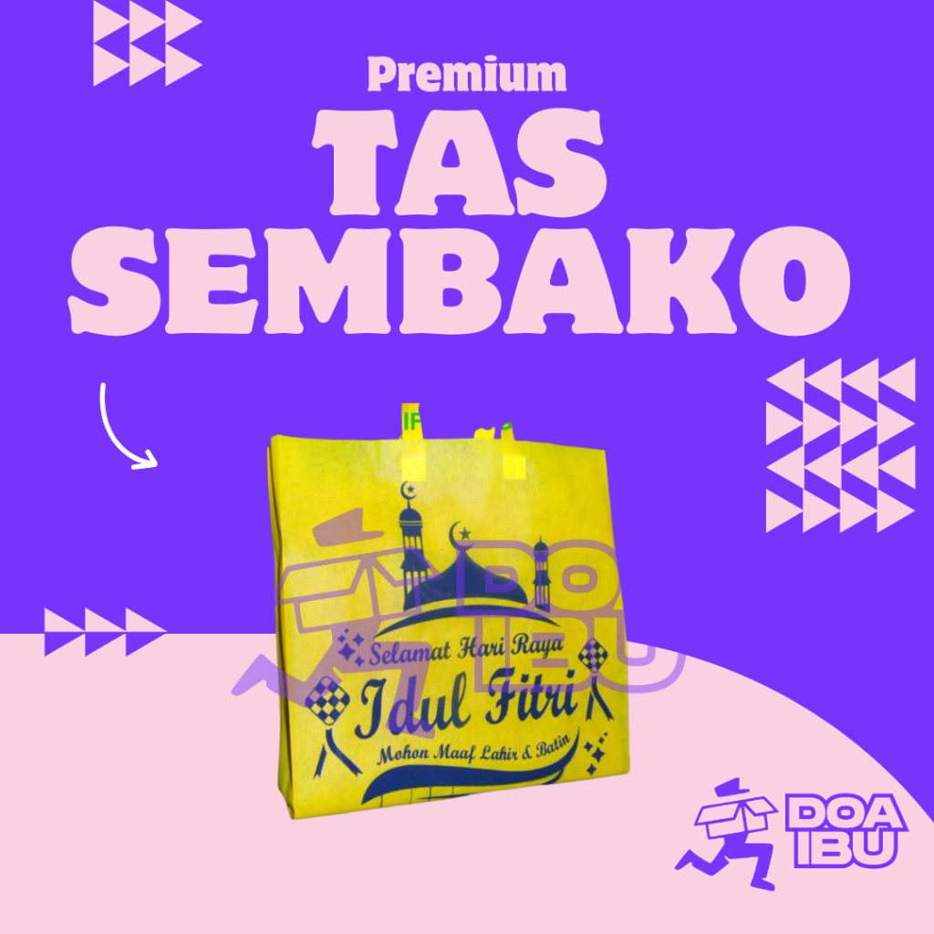 

[12 pcs] tas hantaran sembako idul fitri tas lamaran lebaran Goodie Bag Tas Spunbond IDUL FITRI 30 x 40 x 15 cm / Tas Box Nasi / Tas Hajatan / Goodie Bag / Tas Hampers / Shopping Bag / Tas Promosi