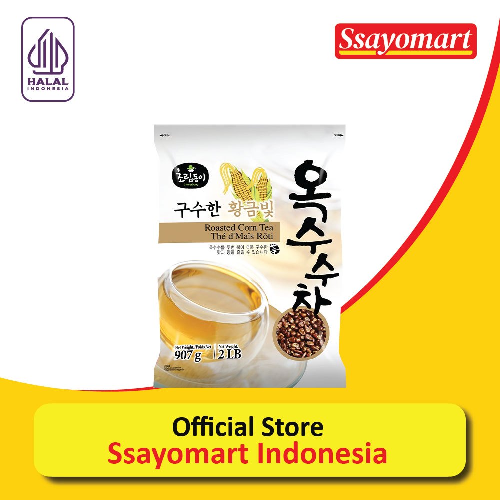 

Choripdong Roasted Corn Tea - Minuman Teh Biji Jagung Korea 2.26kg