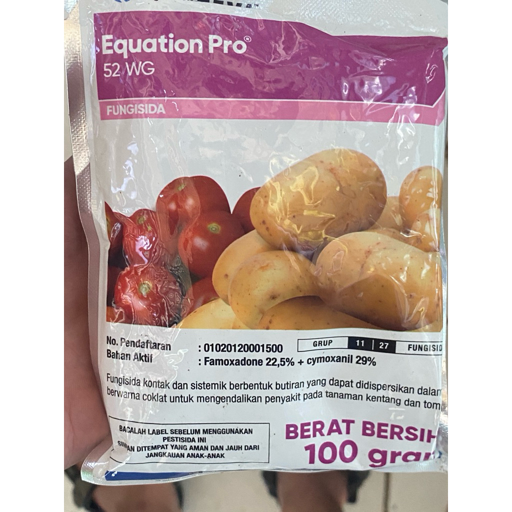 equation pro 52wg fungisida sistemik dan kontak pengendali penyakit jamur