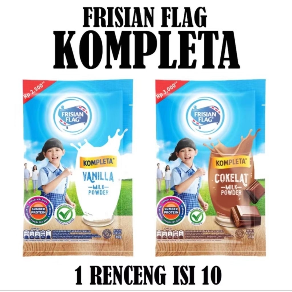 SUSU BUBUK FRISIAN FLAG renceng 10 sachet