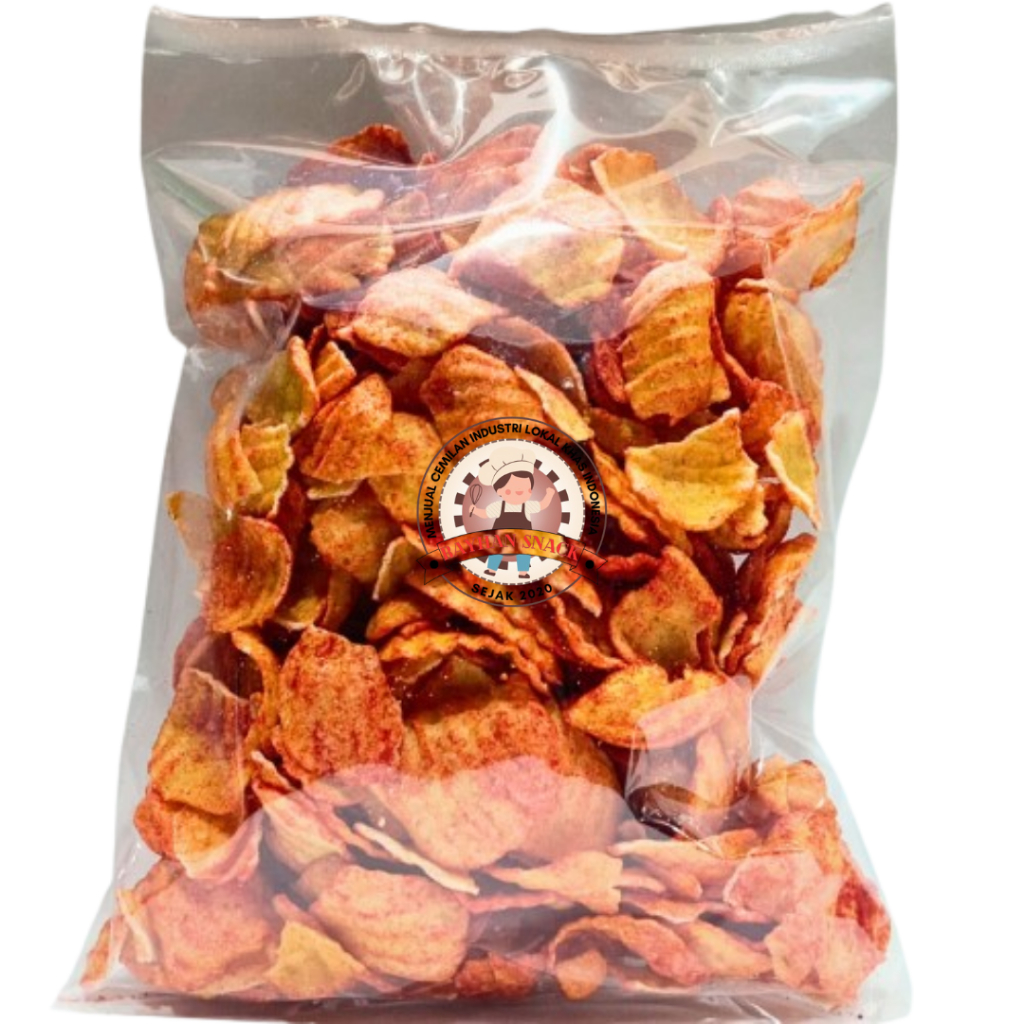 

Kerupuk poco-poco perpaduan sempurna pedas dan manis camilan favorit keluarga kemasan 250gram