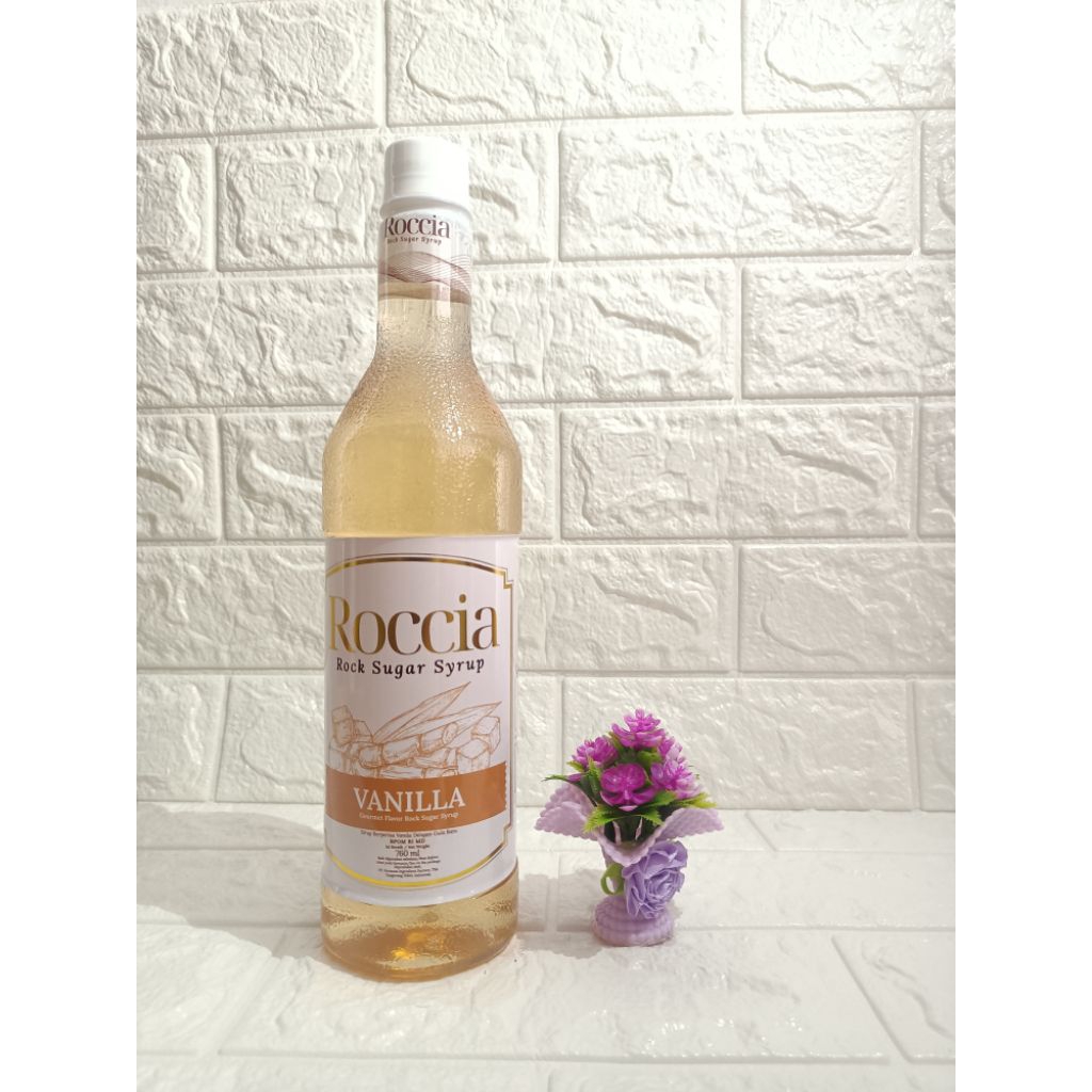 

Minuman sirup ROCCIA rock syrup sugar Vanilla 760ml