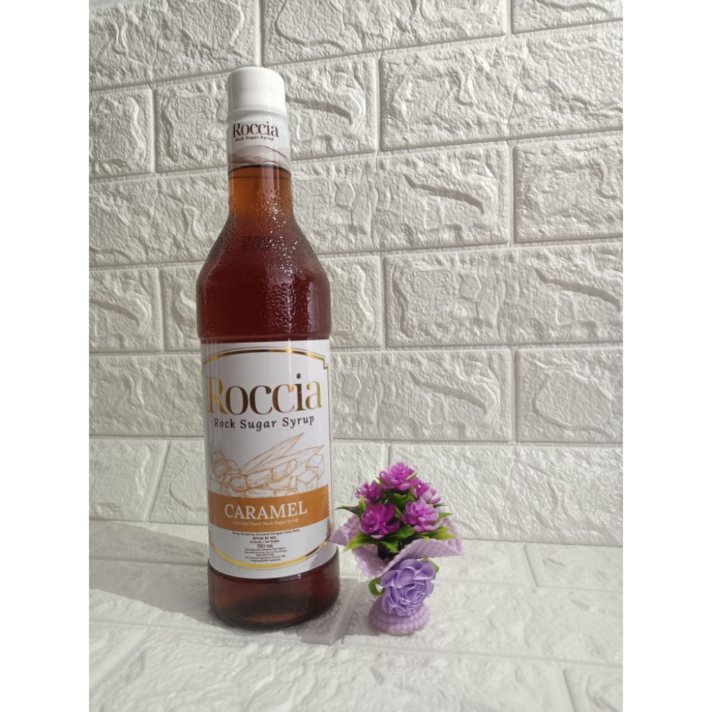 

Minuman sirup ROCCIA rock syrup sugar Caramel 760ml
