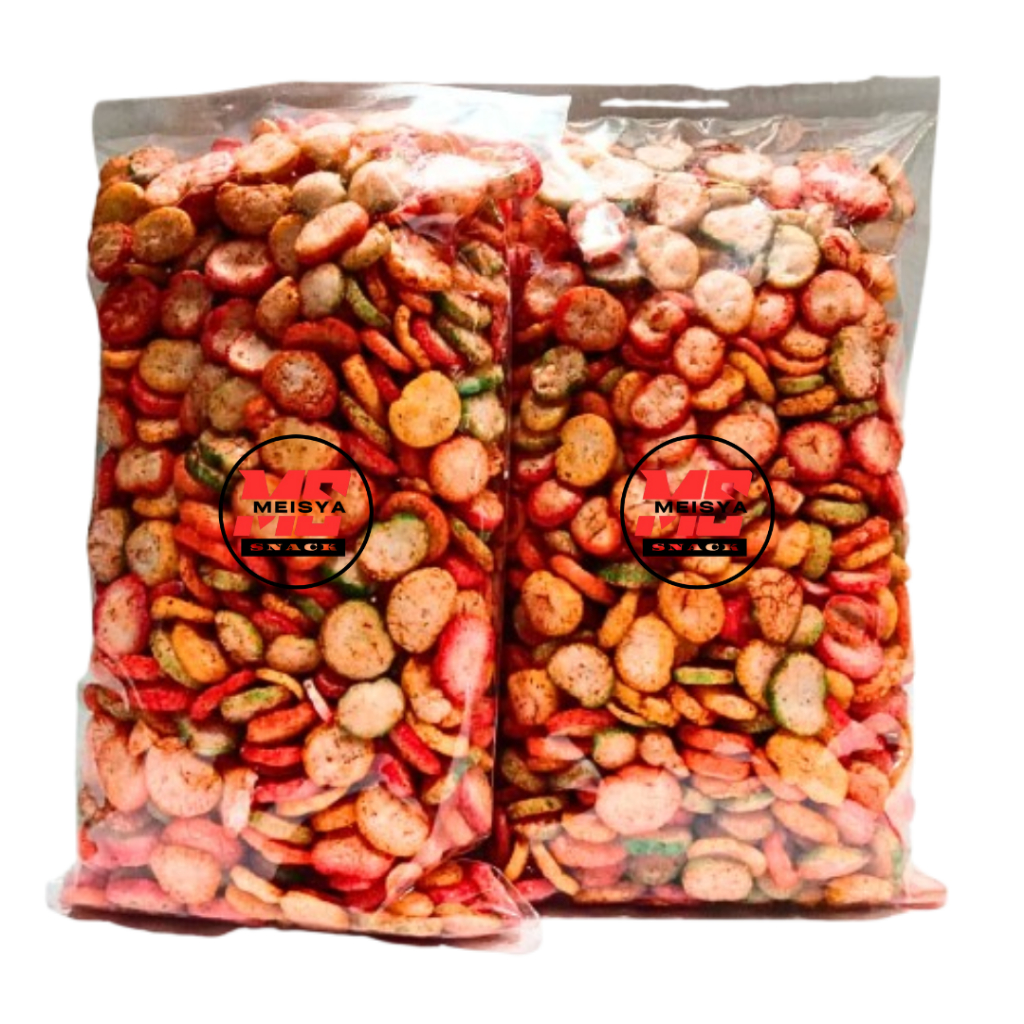 

Kerupuk kancing pedas crunchy 250gram camilan yang renyah dan pedas rasa yang tak pernah mengecewakan