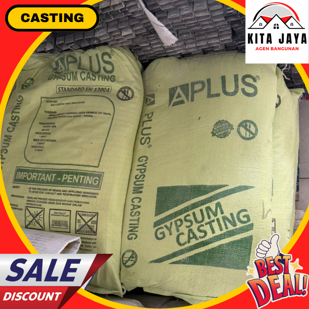 Casting / Kasting Gypsum / Semen Gypsum A plus