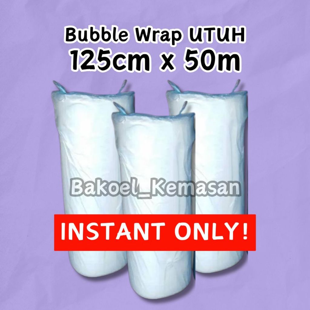 

Bubble Wrapping / Bubble Wrap / Plastik Gelembung / Plastik Bubble 1,25m x 50m
