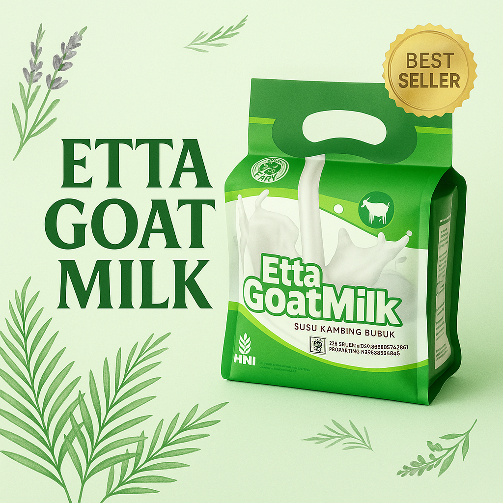

Etta Goatmilk Susu Etawa Untuk Ibu Hamil, Menyusui & Anak 1 Tahun Ke Atas
