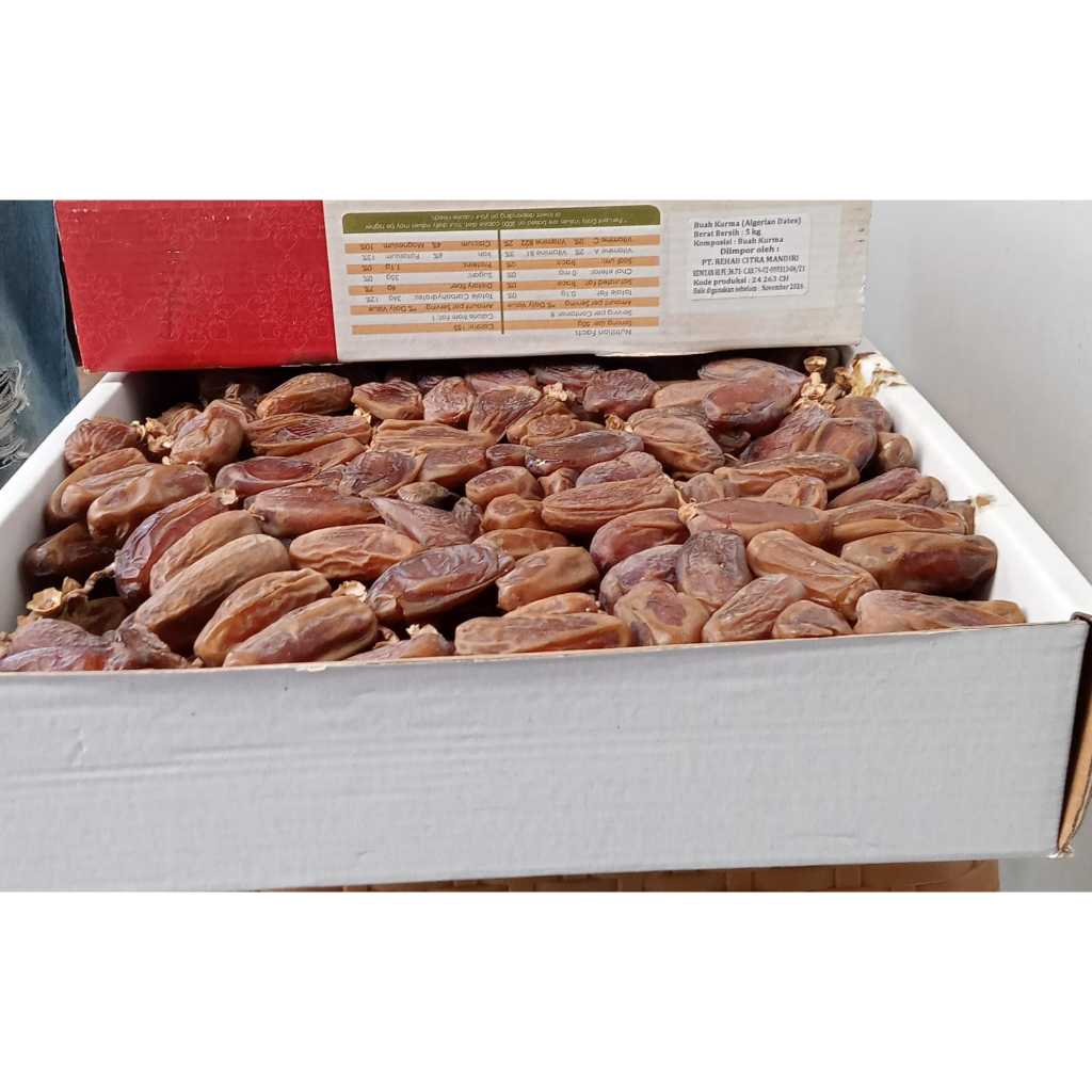 

Kurma Tunisia Tangkai Alger 5kg