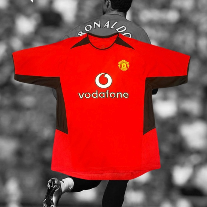 Jersey Baju Bola Manchester United Original 2002-2004