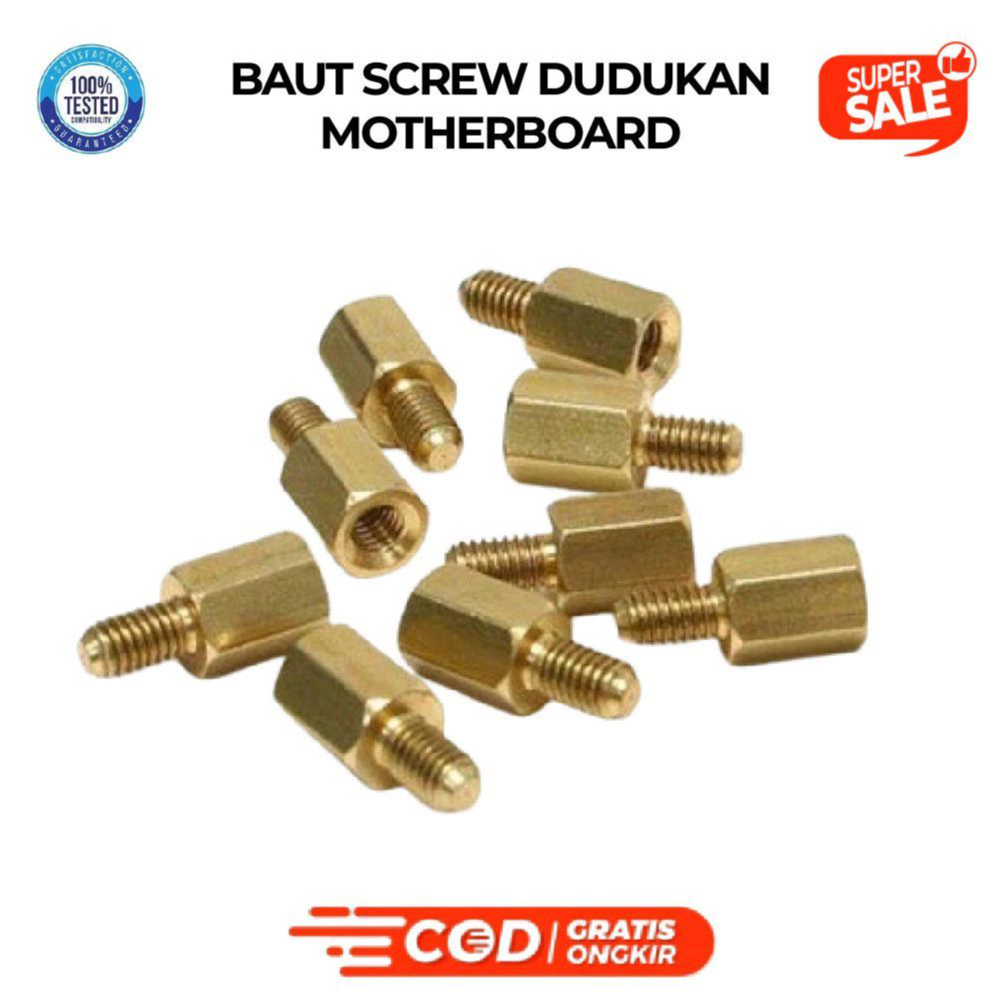 Baut Screw dudukan Motherboard for PC / Baut Motherboard