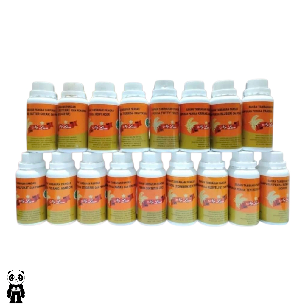 

Ny Liem Pasta Perisa Makanan untuk Kue Roti Minuman 100g Pandan Vanilla Coklat Blackforest Durian Strawberry Jeruk Taro Condensed Milk Red Velvet Mangga Green Tea Susu Tiramisu Rum